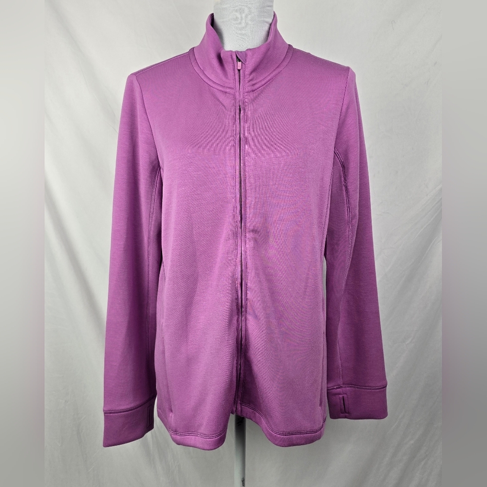 Vineyard Vines Performance Knit Mulberry Full Zip Sporty Jacket sz L NWT